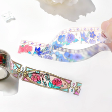 Carica l'immagine nel visualizzatore di Gallery, Special stained glass Clear tape "Dream flower"