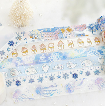Lade das Bild in den Galerie-Viewer, Special winter washi "Crystal of snow"
