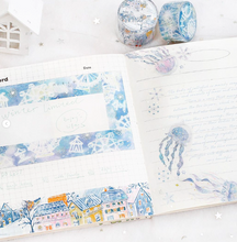 Carica l'immagine nel visualizzatore di Gallery, Special winter washi "Amusement park"