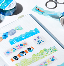 Carica l'immagine nel visualizzatore di Gallery, Clear tape SODA Die cut -swimming-