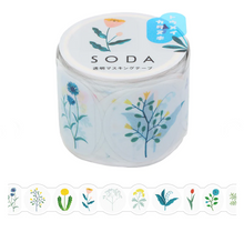 Lade das Bild in den Galerie-Viewer, Clear tape SODA -wildflowers-