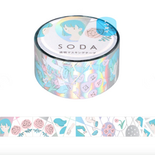 Carica l'immagine nel visualizzatore di Gallery, Clear tape SODA Aurora foil -mirror-