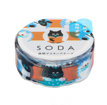 Carica l'immagine nel visualizzatore di Gallery, Clear tape SODA Die cut -face-