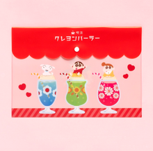 Carica l'immagine nel visualizzatore di Gallery, Crayon Shinchan "Crayon Parlor" Flat Pouches