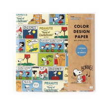 Carica l'immagine nel visualizzatore di Gallery, Snoopy Design Paper "comic books" Origami, Chiyogami