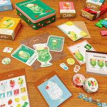 Charger l'image dans la galerie, Loft Mery Furukawashiko Limited Edition "Bursting Candy Chocolate"mini letter set -White soda-