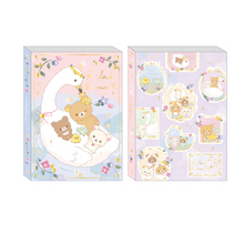 Lade das Bild in den Galerie-Viewer, 2022 Dec Rilakkuma memo "Swan and Golden Flower"(Scene)