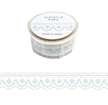 Lade das Bild in den Galerie-Viewer, Hokkori(ほっこり)washi tape "Lace" Die cut masking tape