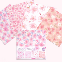 Lade das Bild in den Galerie-Viewer, Design Paper "SAKURA meguri(桜巡り)" origami, Chiyogami