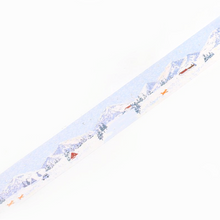 Lade das Bild in den Galerie-Viewer, MASKING TAPE "Special, Pointillism"-Snowy Mountains-
