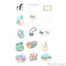 Lade das Bild in den Galerie-Viewer, Flake Seal foil stamping "Lifestyle" -World travel-