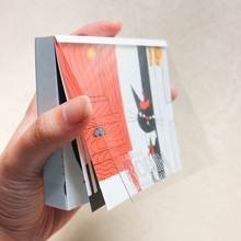 Carica l'immagine nel visualizzatore di Gallery, Black cat ROBIN Block memo pads