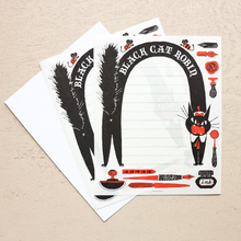 Carica l'immagine nel visualizzatore di Gallery, Black cat ROBIN letter set