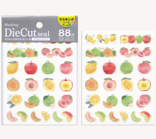 Charger l'image dans la galerie, Masking Die Cut seal , tracing sticker "Fruit marche"