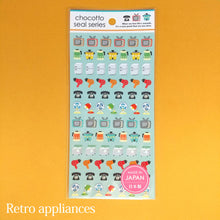 Charger l'image dans la galerie, 【Reproduction by popular vote!】chocotto seal "Retro appliances/Calendar"
