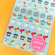 Charger l'image dans la galerie, 【Reproduction by popular vote!】chocotto seal "Retro appliances/Calendar"