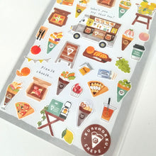 Charger l'image dans la galerie, Washi sticker "Kotorimachi Shopping street" Kitchen car series 2-Crepe shop-