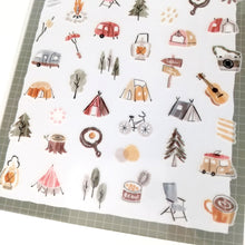 Lade das Bild in den Galerie-Viewer, COZY STICKER"CAMP" masking sticker