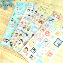 Carica l'immagine nel visualizzatore di Gallery, "Fluffy Snowman" sticker