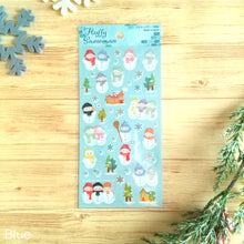 Carica l'immagine nel visualizzatore di Gallery, "Fluffy Snowman" sticker