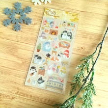 Carica l'immagine nel visualizzatore di Gallery, "Fluffy Snowman" sticker