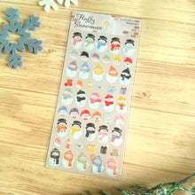 Carica l'immagine nel visualizzatore di Gallery, "Fluffy Snowman" sticker