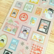 Carica l'immagine nel visualizzatore di Gallery, "Fluffy Snowman" sticker
