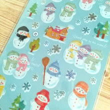 Carica l'immagine nel visualizzatore di Gallery, "Fluffy Snowman" sticker