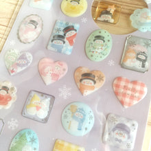 Load image into Gallery viewer, Jewel seal "Fluffy Snowman"