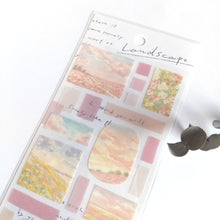 Charger l'image dans la galerie, Landscape Sticker "madder clouds/茜雲"