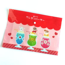 Carica l'immagine nel visualizzatore di Gallery, Crayon Shinchan "Crayon Parlor" Flat Pouches