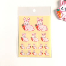 Charger l'image dans la galerie, HIGHTIDE"文具女子博" zodiac sticker ”Usagi(うさぎ)"
