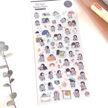 Charger l'image dans la galerie, Sticker Selection "Penguin life/Hedgehog life"