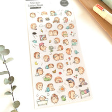 Charger l'image dans la galerie, Sticker Selection "Penguin life/Hedgehog life"