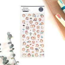 Charger l'image dans la galerie, Sticker Selection "Penguin life/Hedgehog life"