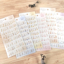 Load image into Gallery viewer, flower garland natural sticker "yellow"