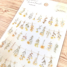 Load image into Gallery viewer, flower garland natural sticker "yellow"