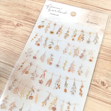 Charger l'image dans la galerie, flower garland natural sticker "brown"