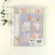 Lade das Bild in den Galerie-Viewer, 2022 Dec Rilakkuma letter writing set "Swan and Golden Flower"