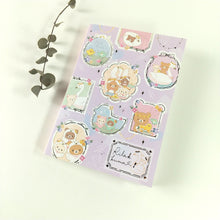 Lade das Bild in den Galerie-Viewer, 2022 Dec Rilakkuma memo "Swan and Golden Flower"(Scene)