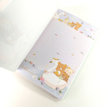 Carica l'immagine nel visualizzatore di Gallery, 2022 Dec Rilakkuma memo "Swan and Golden Flower"(Swan)