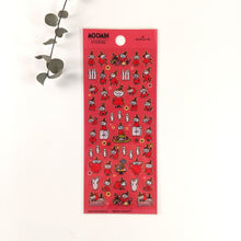 Load image into Gallery viewer, Moomin stickers,mini stickers "red" from Japan<Hallmark>