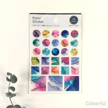 Load image into Gallery viewer, Point  Sticker "Natural/Colorful"
