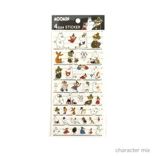 Lade das Bild in den Galerie-Viewer, 4size STICKERS moomin "chracter mix"  from Japan