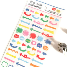 Charger l'image dans la galerie, chocotto seal "Simple design" mini sticker from Japan<GAIA>
