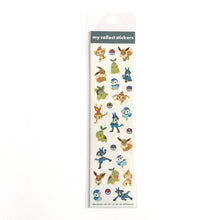 Charger l'image dans la galerie, Pokemon my collect stickers "MIX2"(gray) mini sticker from Japan