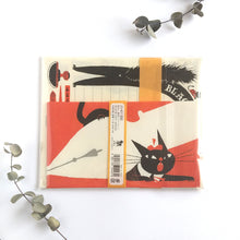 Carica l'immagine nel visualizzatore di Gallery, Black cat ROBIN letter set