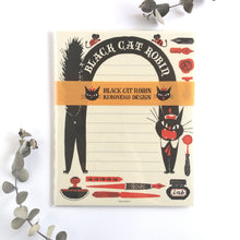 Carica l'immagine nel visualizzatore di Gallery, Black cat ROBIN letter set