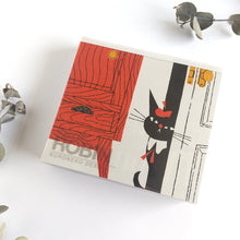 Carica l'immagine nel visualizzatore di Gallery, Black cat ROBIN Block memo pads
