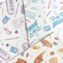 Load image into Gallery viewer, Retro Design Paper"In the School's Memory"Origami, Chiyogami,